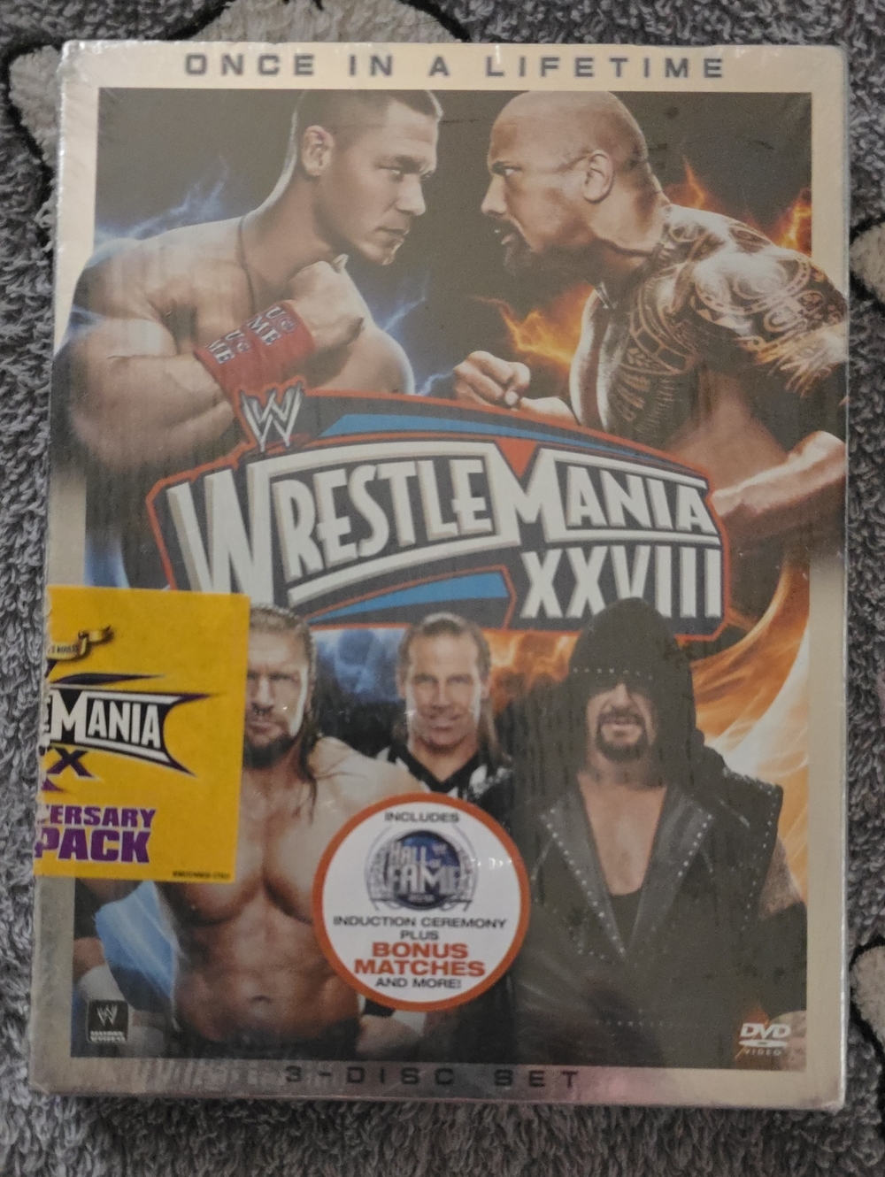 WWE WrestleMania XXVIII DVD 3 Disc SET